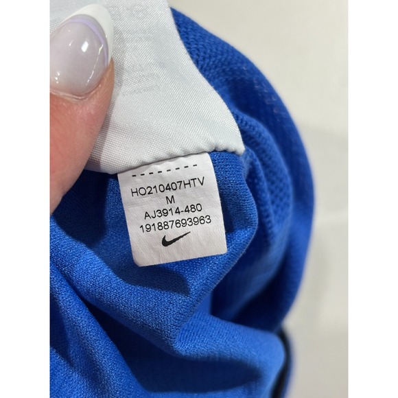 Nike Dri-FIT Shorts Mens Medium Basketball Training Blue Athletic Running Gym - Picture 3 of 9